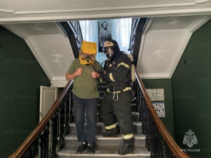 Учения по пожарной безопасности в краеведческом музее Ивановской области