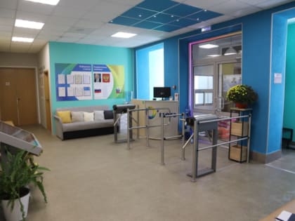 В Центре образовательных трендов «Омега» отремонтировано фойе