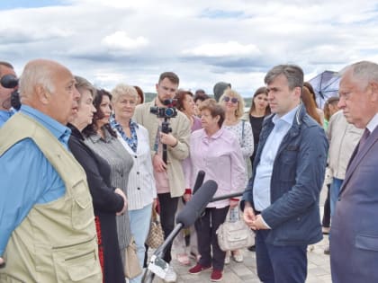 В Кинешме продолжается благоустройство «стрелки» Волги и Кинешемки