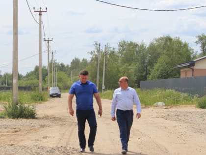 В Балино появится новая линия электроосвещения