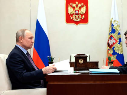 Станислав Воскресенский рассказал Владимиру Путину об успехах импортозамещающего предприятия «Унтекс-Родники»