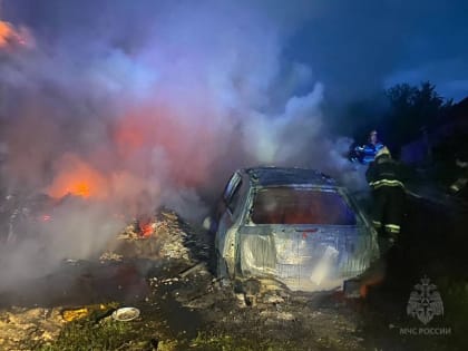 Огонь уничтожил дом, хозяйственную постройку и автомобиль в Ивановском районе