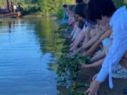 В лагере «Радуга» отметили праздник Ивана Купалы