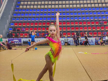 Кинешемские гимнастки приняли участие во Всероссийских соревнованиях по художественной гимнастике «Краса Руси»