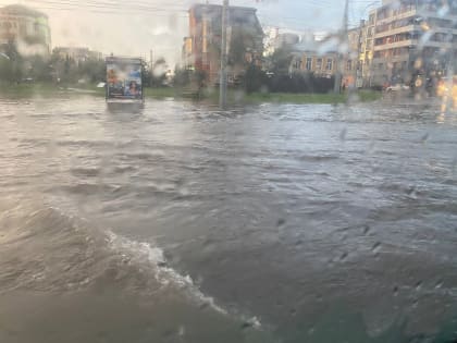 Ливень на праздновании Дня города Иваново