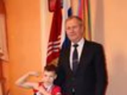 Анатолий Молодов встретился с юным гимнастом-рекордсменом  Андреем Киселёвым