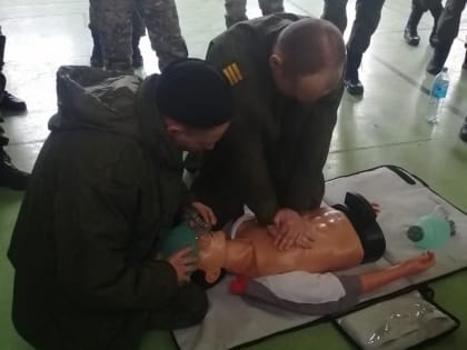 Мобилизованные из Ивановской области проходят практические занятия по оказанию первой помощи
