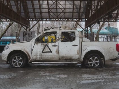 Первый экспонат выставки ЛДПР – трофейный автомобиль доставлен в офис партии