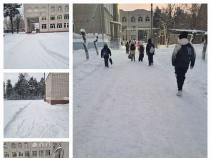 В Иванове продолжается расчистка от снега территорий общего пользования