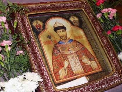 В кинешемском храме Вознесения Господня пребывает мироточивая икона Царя-великомученика Николая II