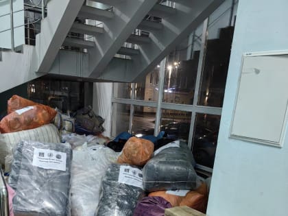 Волонтеры отправились с гуманитарной миссией в Курскую и Белгородскую область