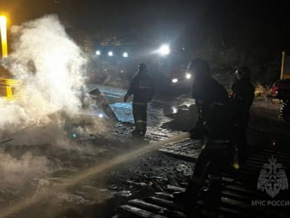 Ликвидация крупного пожара в Ивановской области