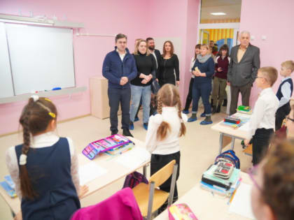 В новой школе в Рождественском микрорайоне начаты занятия