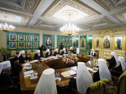 В Москве состоялось заседание Священного Синода Русской Православной Церкви