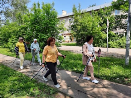 Открытая тренировка (мастер-классы) по северной ходьбе в г. Кохме Ивановской области 27 мая 2023 года