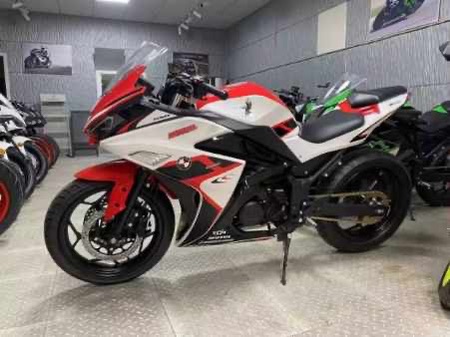 350cc GXZ Sport Motorcycle (Red/White)