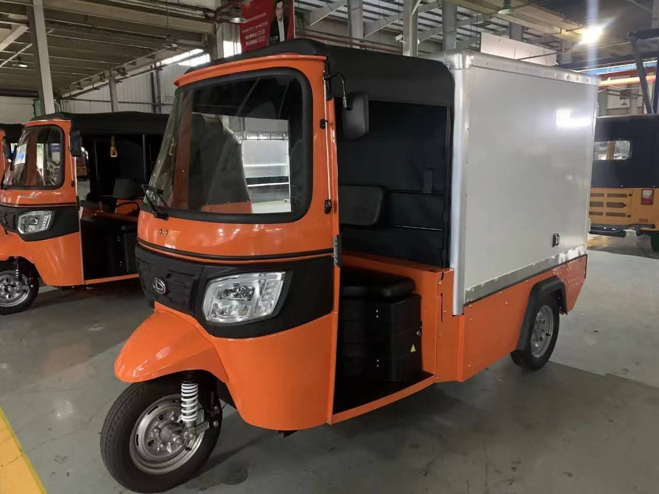 Orange Cargo-Box Delivery Keke