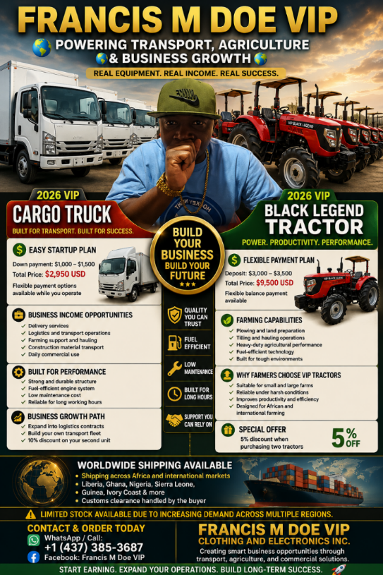 Francis M Doe VIP — Cargo Truck & Tractor Flyer