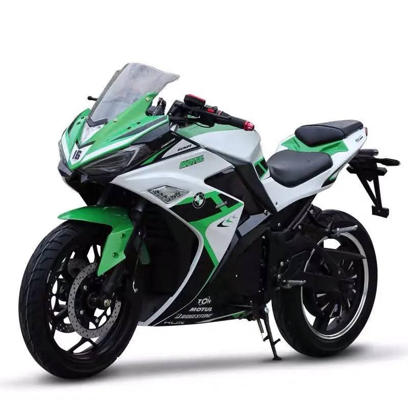 Black Legend 350cc GXZ Sport Motorcycle (Green)
