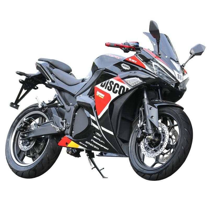 Black Legend 350cc GXZ Sport Motorcycle (Black/Red)