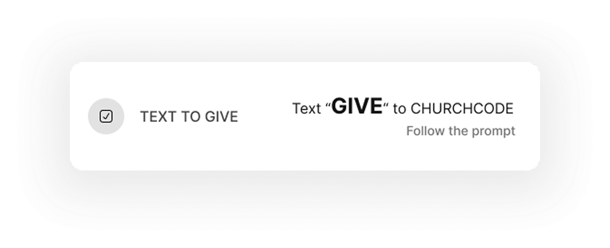 Giving