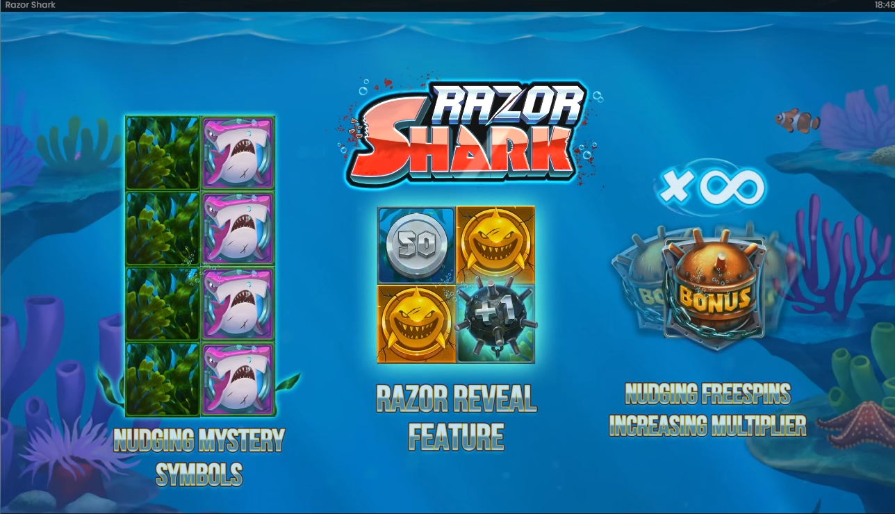 Razor Shark Demo Background