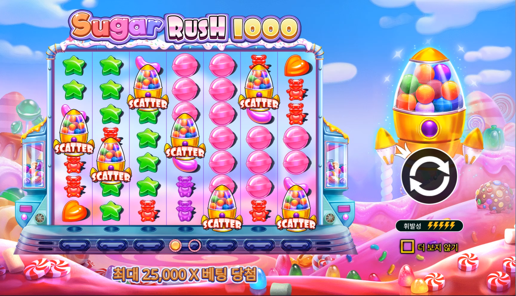 Sugar Rush 1000 Demo Background