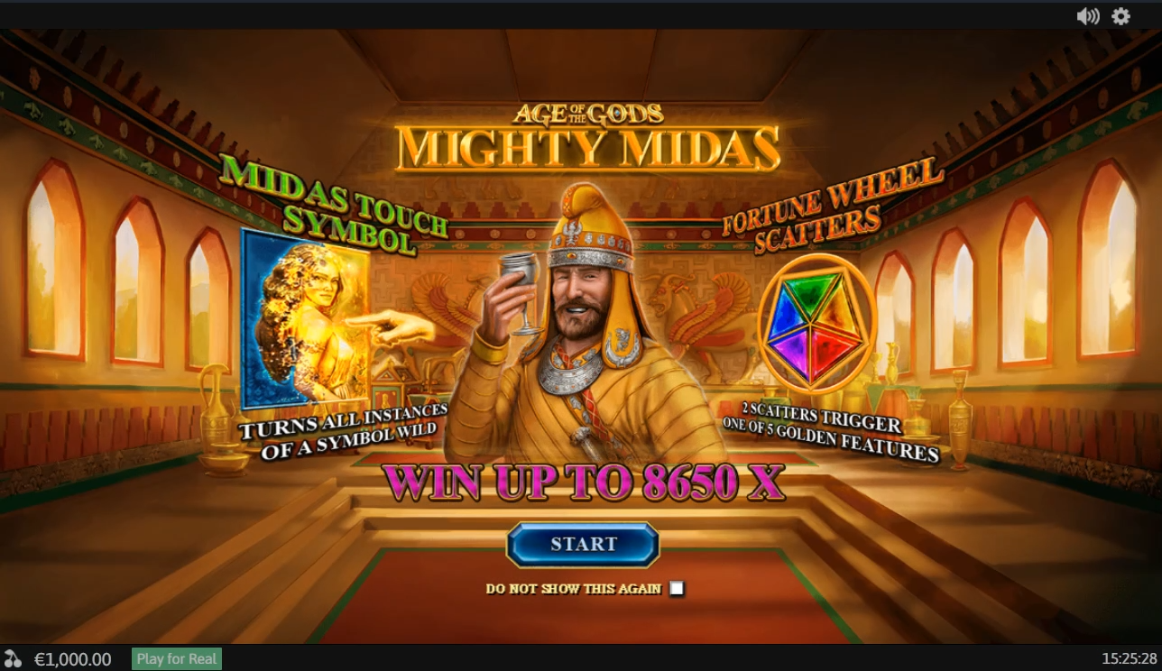 Mighty Midas Demo Background