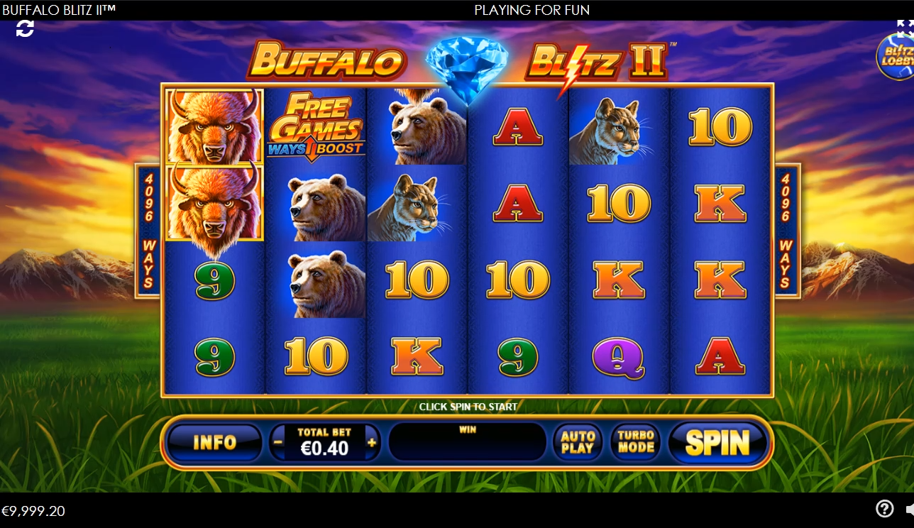 Buffalo Blitz II Demo Background