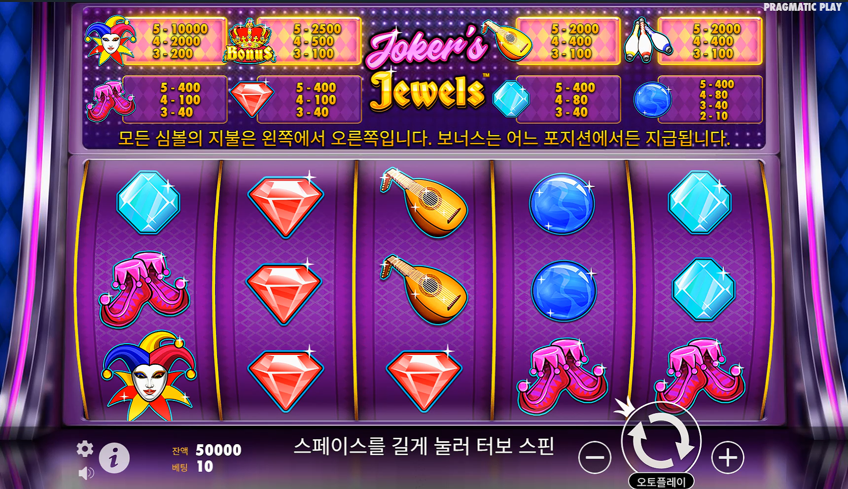 Joker's Jewels Demo Background