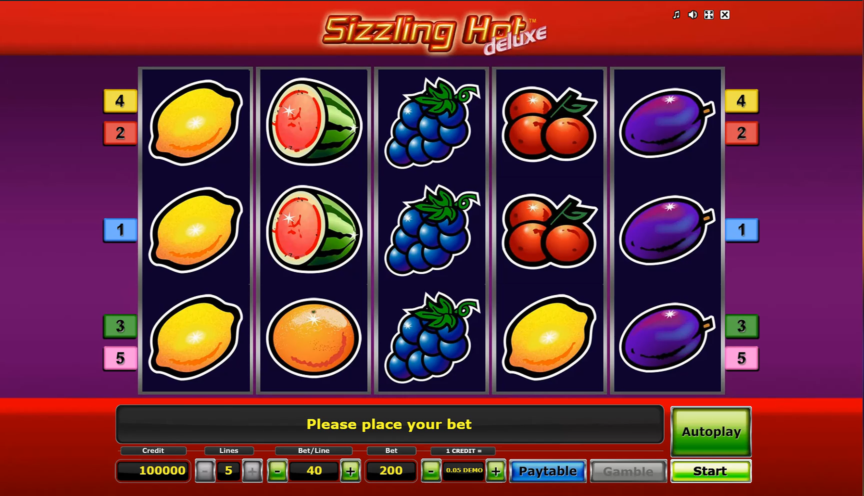 Screenshot 3 for Sizzling Hot Deluxe