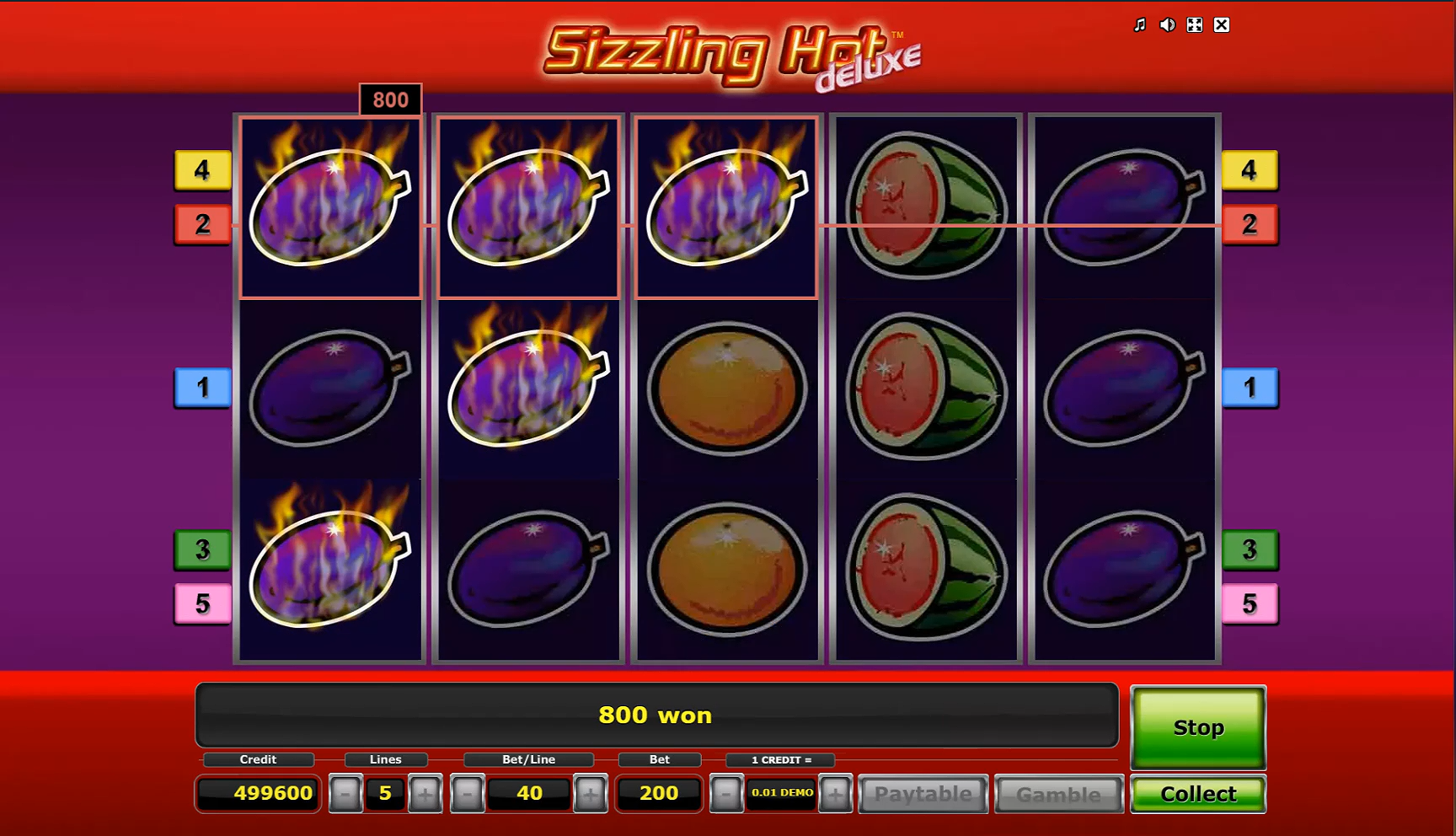 Screenshot 4 for Sizzling Hot Deluxe