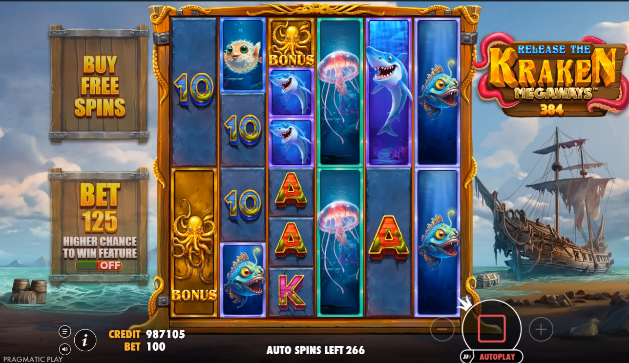 Screenshot 5 for Release the Kraken: Megaways
