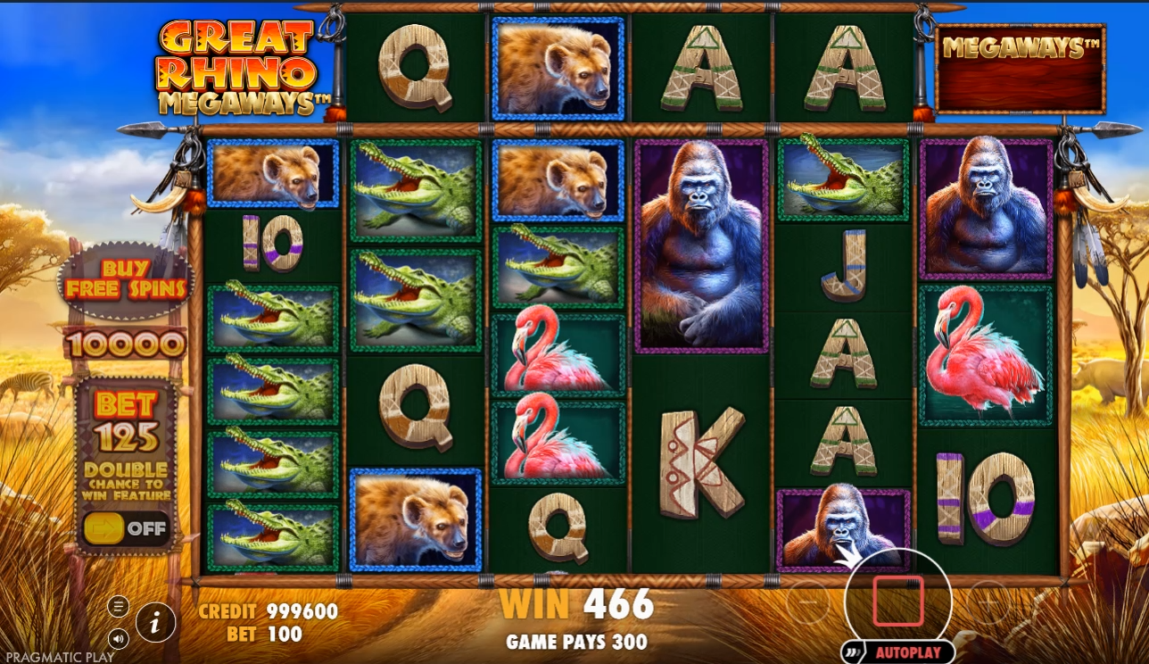 Screenshot 3 for Great Rhino: Megaways