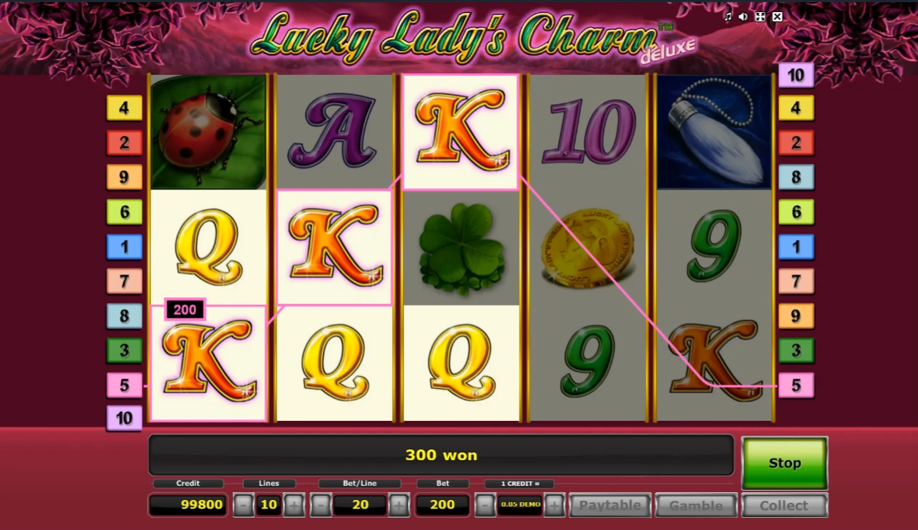 Screenshot 2 for Lucky Lady's Charm Deluxe
