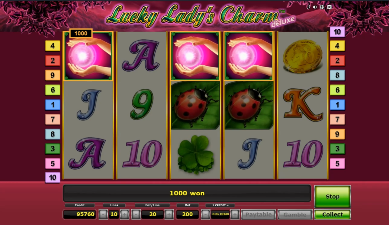 Screenshot 3 for Lucky Lady's Charm Deluxe