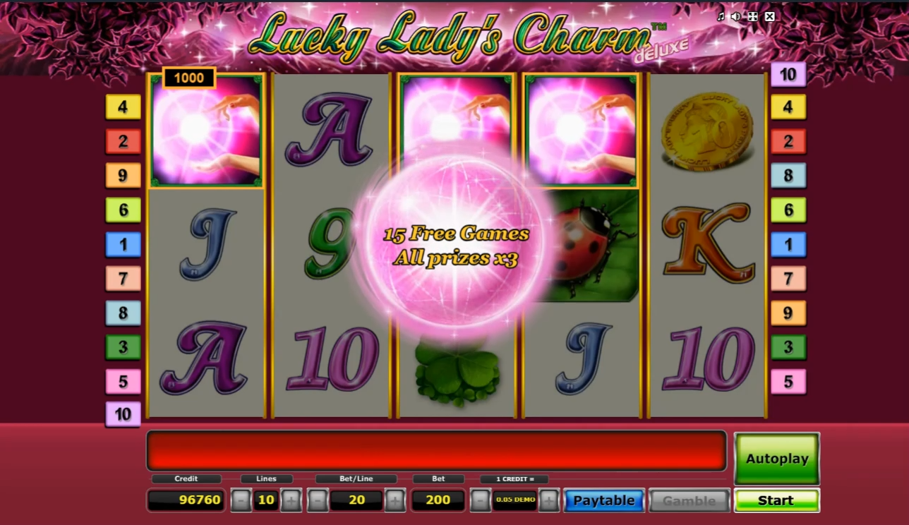 Screenshot 4 for Lucky Lady's Charm Deluxe