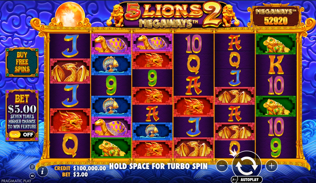 Screenshot 2 for 5 Lions: Megaways 2