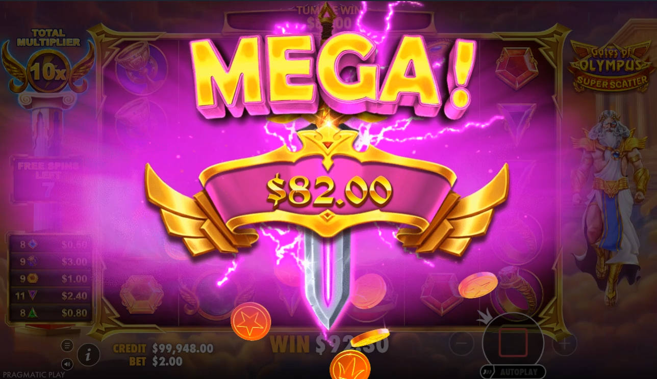 Screenshot 5 for Gates of Olympus Super Scatter