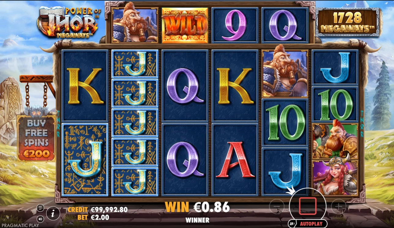 Screenshot 3 for Power of Thor: Megaways