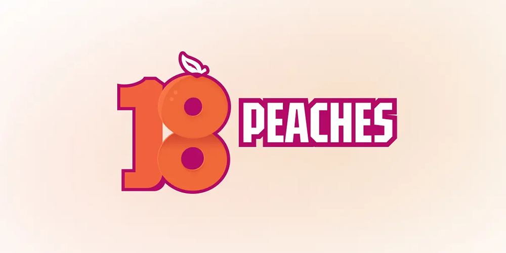 18Peaches Logo