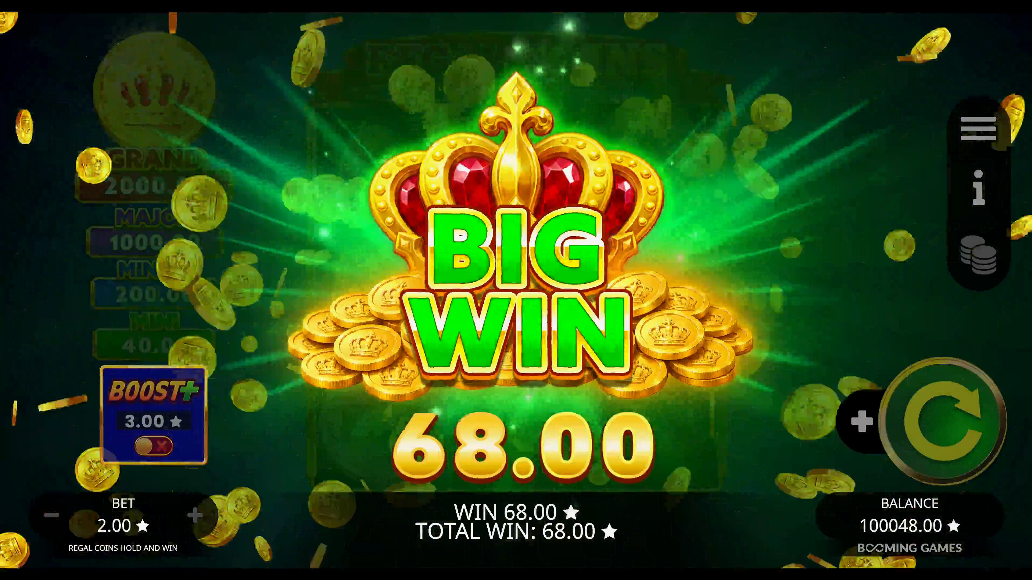 Screenshot 1 for Regal Coins Hold and Win