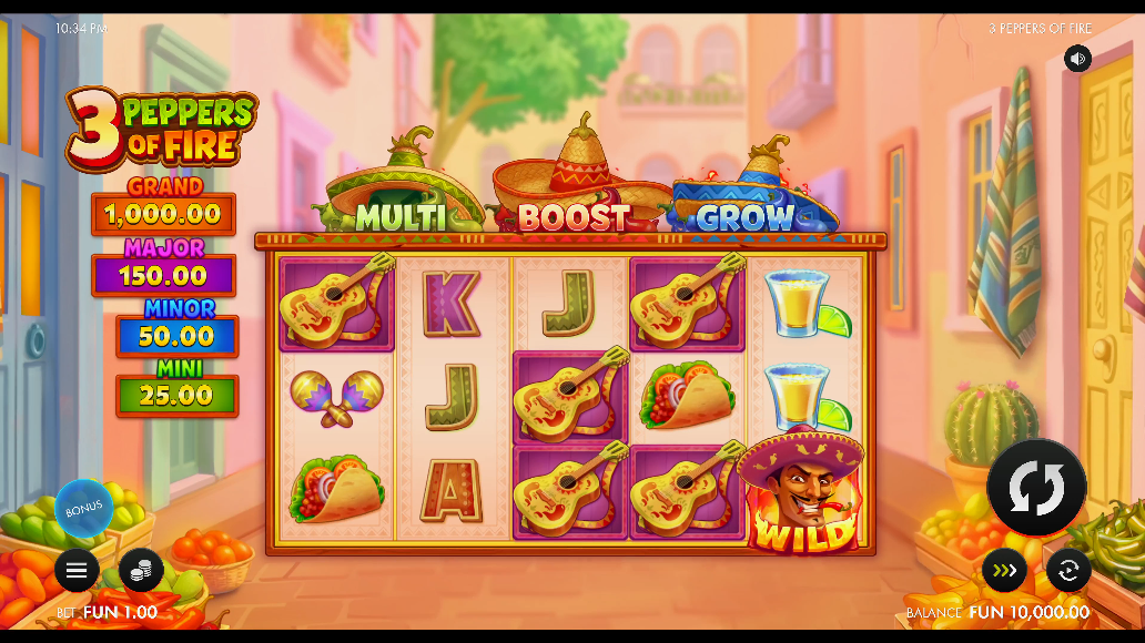 Screenshot 1 for 3 Peppers of Fire