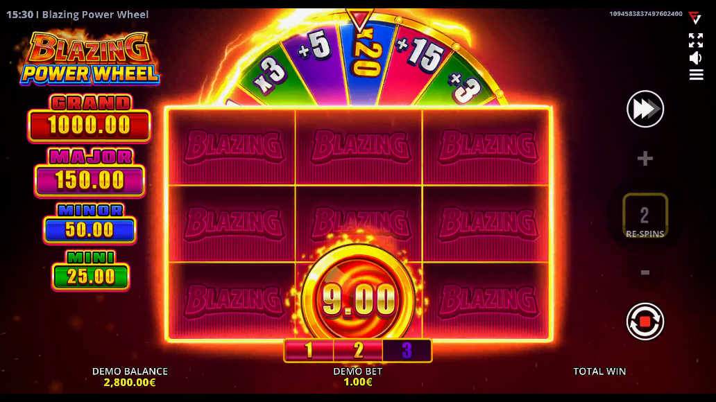 Screenshot 1 for Blazing Power Wheel