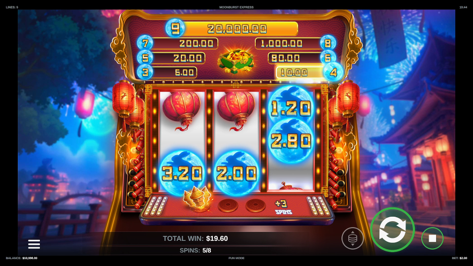 Screenshot 1 for Moonburst Express