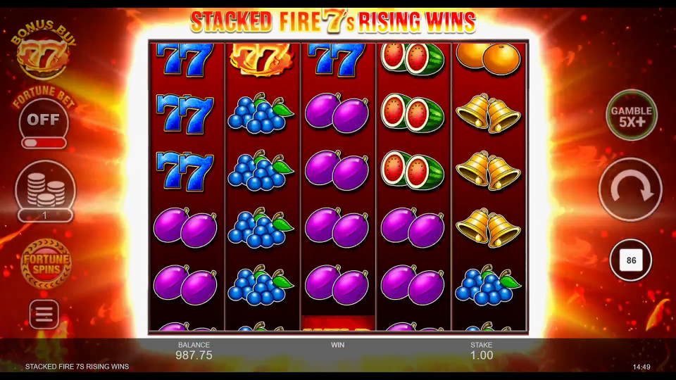 Screenshot 7 for Stacked Fire 7s Rising Wins