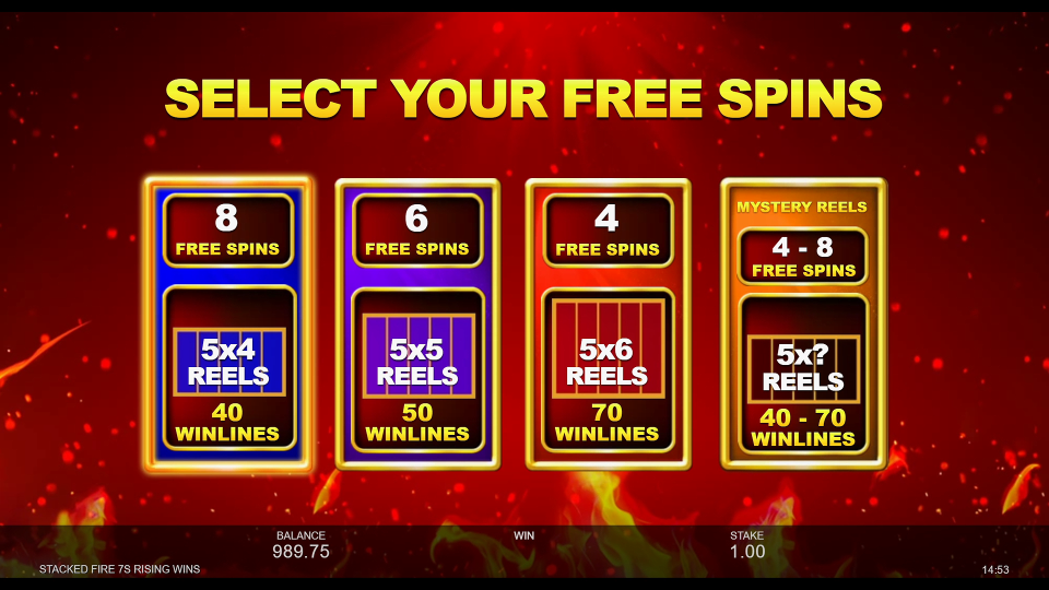 Screenshot 2 for Stacked Fire 7s Rising Wins