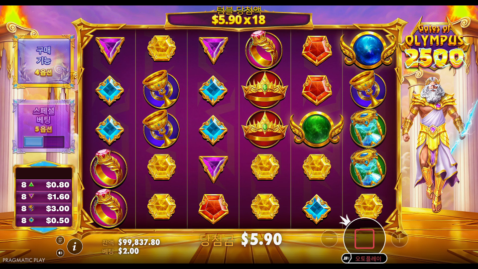 Screenshot 3 for Gates of Olympus 2500