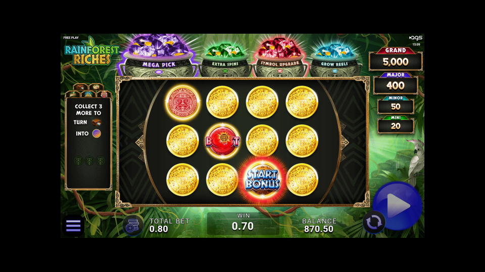 Screenshot 1 for Rainforest Riches