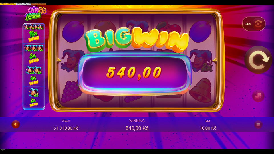 Screenshot 1 for Spin Machine 243
